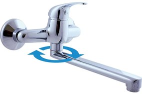 Batéria drezová/umývadlová nástenná SÁZAVA SA001.0/23