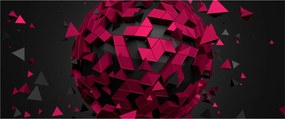 Obraz 3D abstrakcie (120x50 cm)