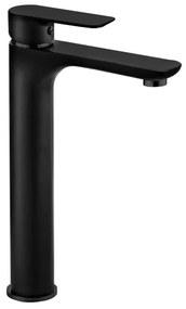 Mexen Alfa, vysoká umývadlová batéria h-290, čierna matná, 745710-70