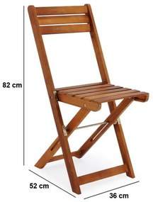InternetovaZahrada - Drevený balkónový set 2+1