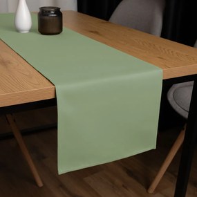 Biante Dekoračný behúň na stôl BKU-118 Sivozelený 45x180 cm