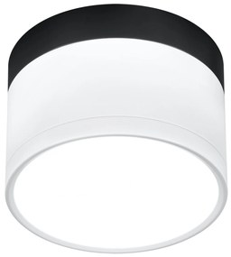 CLX LED stropné moderné osvetlenie EMILIA-ROMAGNA, 9W, denná biela, 6,4x8,8cm, okrúhle, bieločierne