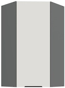 Kuchynská skrinka Aria-Wh/Ant Anti Fingerprint 60x60 Gn-108 1f (45°)