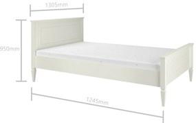 Bellamy Detská posteľ Ines - 120 x 200 cm (2 farby) Farba: Sivá