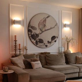 Priemyselná nástenná lampa biela 2-žiarovková - Coen