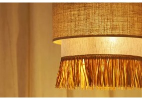 Brilagi - Luster na lanku WINNETOU BOHO 1xE27/15W/230V pr. 25 cm hnedá/krémová