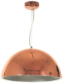 CLX Závesné moderné osvetlenie COLUCCIO, 1xE27, 60W, 40cm, medené