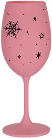 ZIMĚNKA - ružový pohár na víno 350 ml