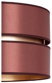 Duolla - Luster na lanku DUO 1xE27/15W/230V pr. 40 cm vínová/zlatá