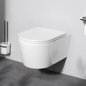 Závesné WC AM.PM Func CFA1700SC bezokrajové, so sedadlom Microlift, biele