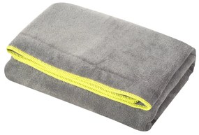 RÝCHLOSCHNÚCA PLÁŽOVÁ OSUŠKA Z MIKROVLÁKNA IGA 80X160 CM SIVÁ