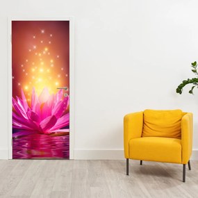 Fototapeta na dvere - Lekno na vode (95x205cm)