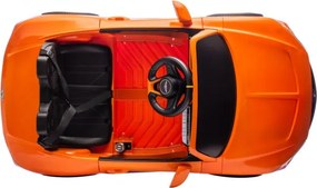 Detské elektrické autíčko Bentley Batur kabriolet oranžové