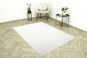 Metrážny koberec O-fashion Plus 102 biely