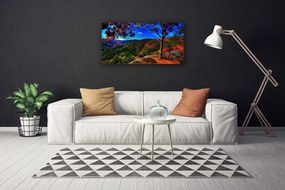 Obraz na plátne Hora les príroda 125x50 cm