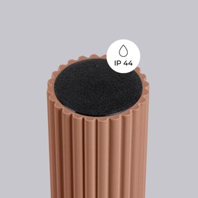 Stropné svietidlo Halo, 1x biele sklenené tienidlo, br