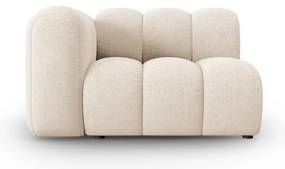 Krémovobiely modul pohovky (ľavý roh) Lupine – Micadoni Home