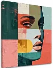 Elegantný obraz ženy Pohľad na svet