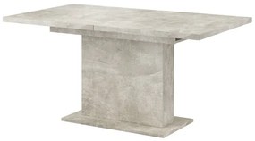 Rozkladací jedálenský stôl Gracia (betón) (pre 6 8 osôb). Vlastná spoľahlivá doprava až k Vám domov. 1048446