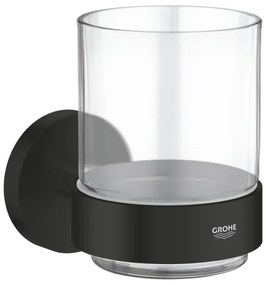GROHE 411942430 - Sklenený pohár s držiakom START čierny
