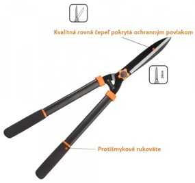Záhradné nožnice s rovnou čepeľou