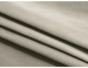 Krémovobiela čalúnená dvojlôžková posteľ s úložným priestorom s roštom 160x200 cm Kiana – Makamii