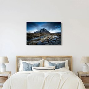 Obraz hory a rieky (90x60 cm)