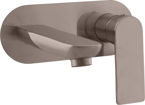 Slezák - RAV Umývadlová batéria podomietková s telesom NIL - NL135MGK, Metal Grey kartáčovaná