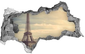 Fototapeta diera na stenu 3D Eiffelova veža v paríži nd-b-67211214