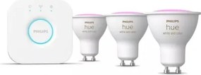 Základná sada Philips Hue WACA 3xGU10/4,2W/230V 2200-6500K + Hue Bridge
