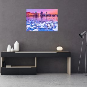 Sklenený obraz - Praha (70x50 cm)