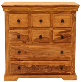 furniture-nabytek.cz - Rustikální komoda z dřeva palisandr 90x90x45