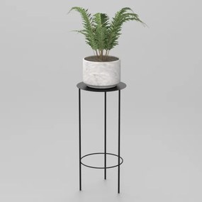 Stojan na kvetiny 70x32 cm čierna