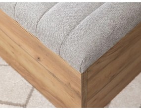 Lavica vo svetlo sivej a prírodnej farbe Oceane – Bobochic Paris