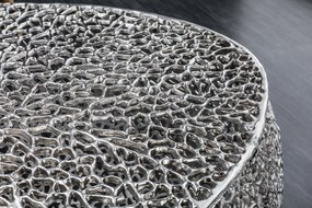 Konferenčný stolík Leaf 120cm strieborný