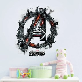 Veselá Stena Samolepka na stenu na stenu Znak Avengers