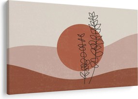 Obraz - Boho listy N⁰1 (90x60 cm)