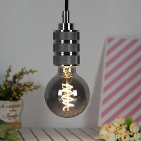 Toolight Toolight, závesná stropná lampa 1xE27 APP342-1CP, čierna, OSW-08409