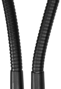 Moderná stojaca lampa čierna 2-svetlo - Carmen