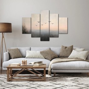 Obraz - Hejno vtákov (150x105 cm)