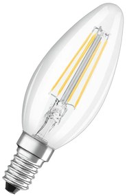 LED žiarovka E14 B35 4,8W = 40W 470lm 4000K Neutrálne 300° vlákno OSRAM SUPERSTAR Stmievateľné