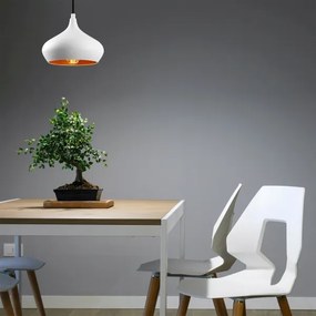 Luster na lanku DODO 1xE27/40W/230V biela