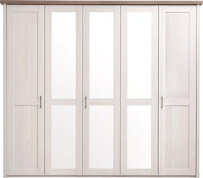 Šatníková skriňa Luca, 5-dverová