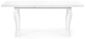 Jedálenský stôl Mozart 140 x 80 cm, biela