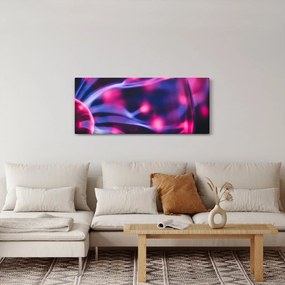 Abstraktný fialový obraz (120x50 cm)