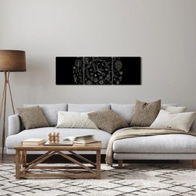 Obraz - Príroda (s hodinami) (90x30 cm)
