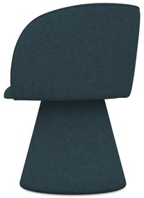 Čalúnené jedálenské kreslo v petrolejovej farbe Maia – Makamii