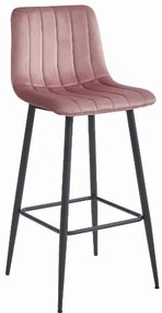 Barová stolička POZZA - ružová