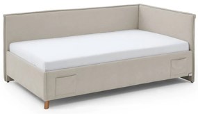 Béžová detská posteľ s úložným priestorom 90x200 cm Fun – Meise Möbel