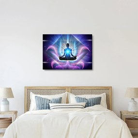 Sklenený obraz - Meditácia (70x50 cm)